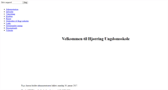 Desktop Screenshot of hjoerringusk.ny.tabulexnet.dk